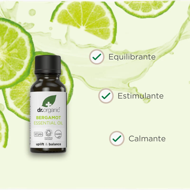 Aceite esencial de Bergamota Bio y 100% puro