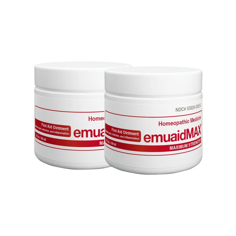 EMUAIDMAX® Pomada de primeros auxilios 2x2oz NFWF