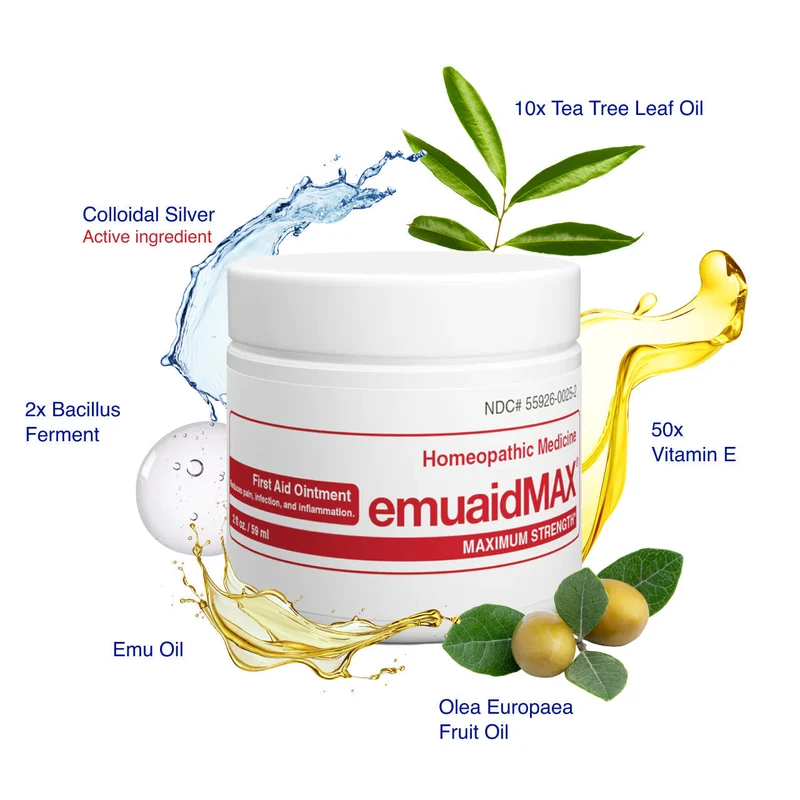 EMUAIDMAX® Pomada de primeros auxilios 2oz EZG2