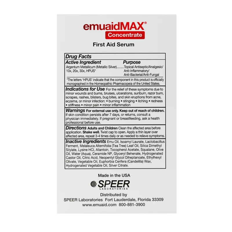 EMUAIDMAX®️ Concentrado Suero Primeros Auxilios 1oz NFT