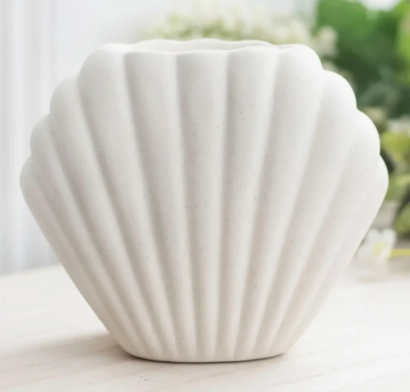 Quemador conchas blanca
