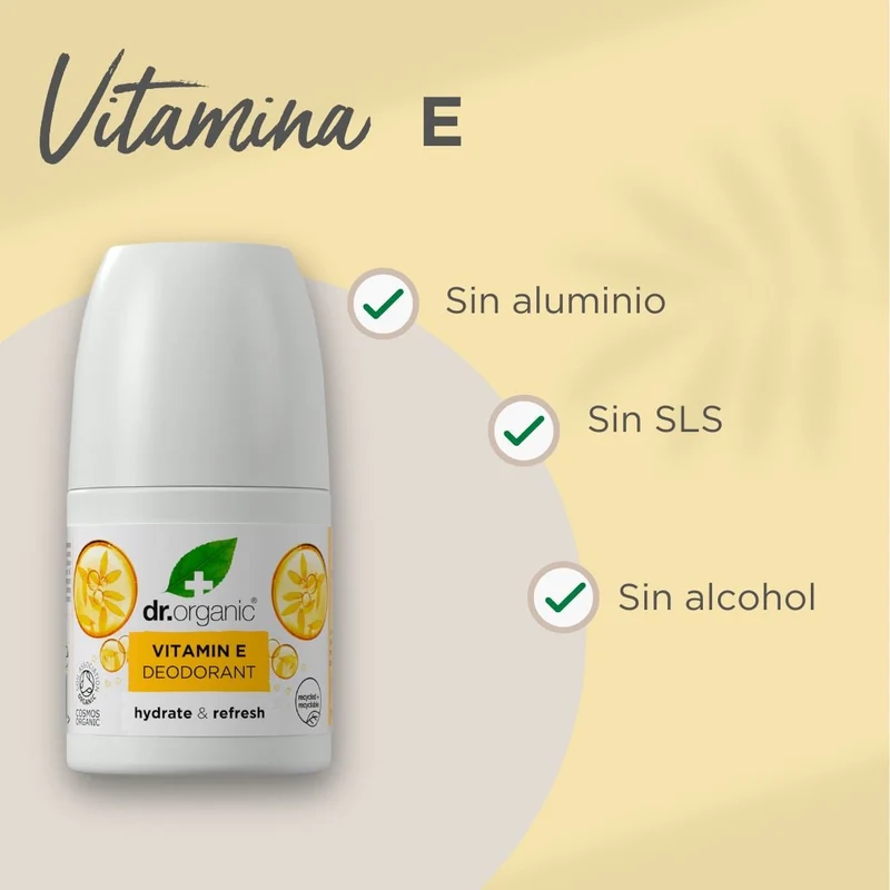 Desodorante de Vitamina E antioxidante 50ml