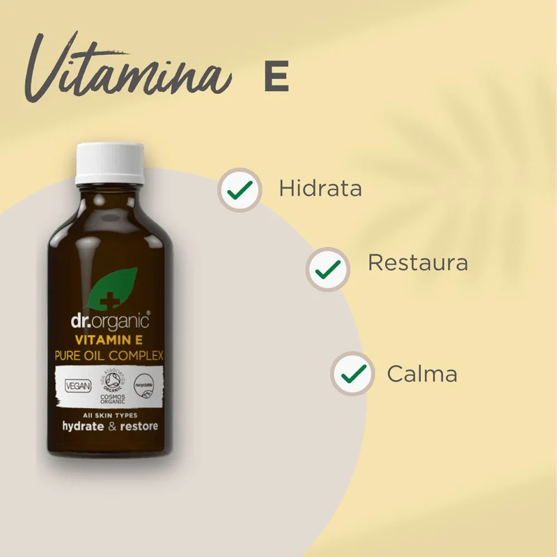 Complejo de Aceite puro Vitamina E para piel normal a seca 50ml