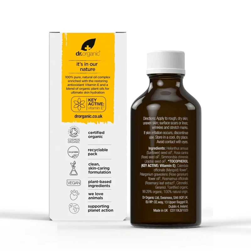 Complejo de Aceite puro Vitamina E para piel normal a seca 50ml