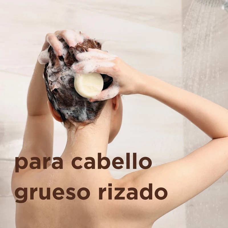 Champú & acondicionador sólido Coco y Naranja para cabello grueso o rizado 75 gr