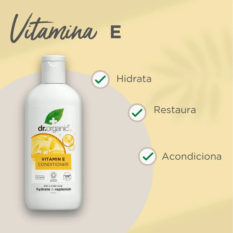 Acondicionador de Vitamina E para cabello fino 265ml