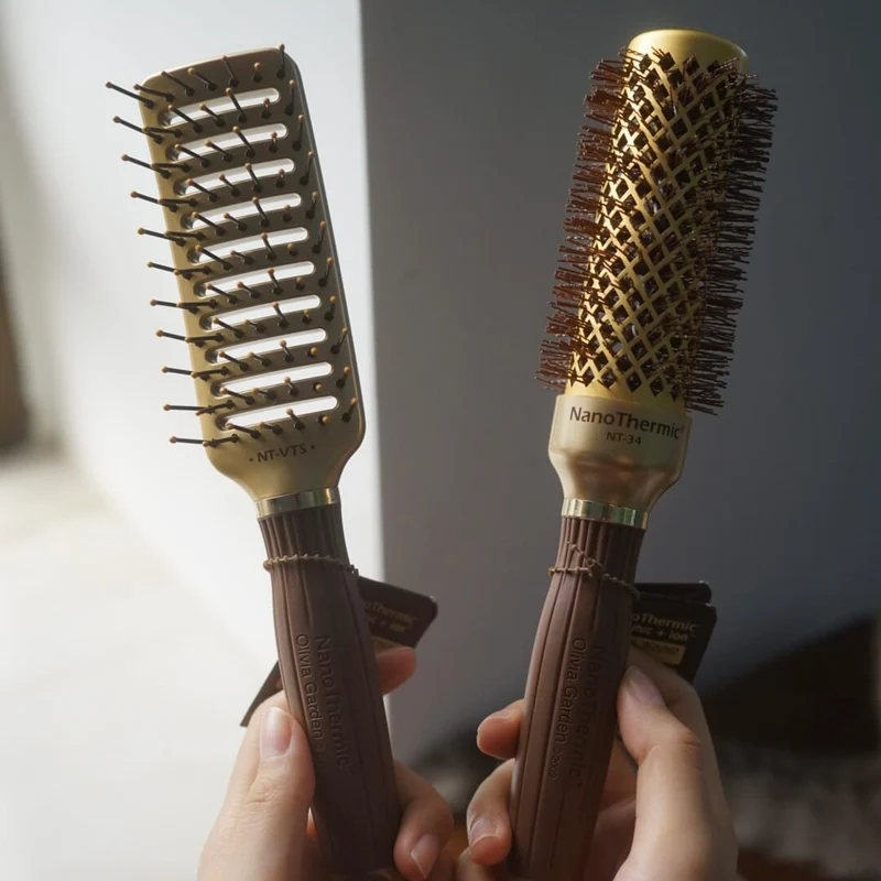 Olivia Garden NanoThermic Ceramic + Ion Shaper Vent brush Nt-vts 納米陶瓷離子造型髮梳