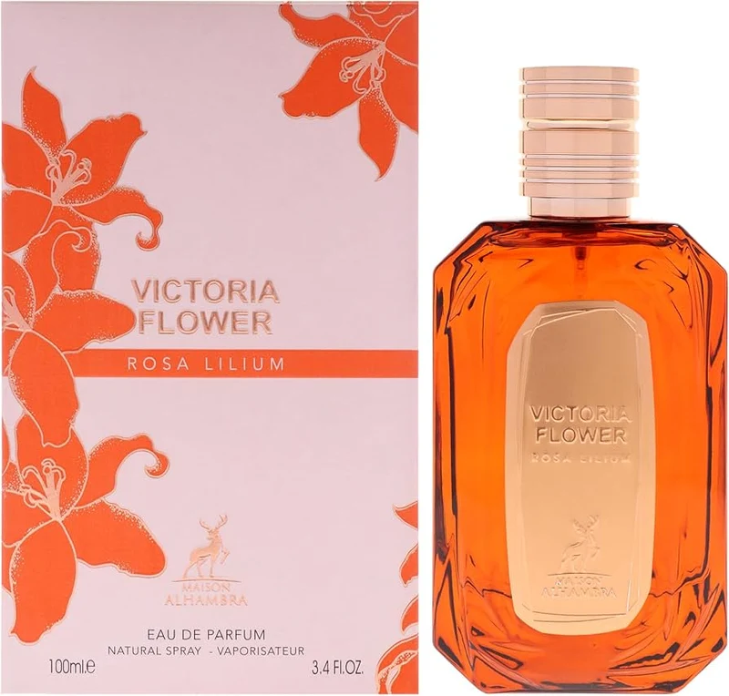 Maison Alhambra Victoria Flower Rosa Lilium Eau de Parfum 100ml