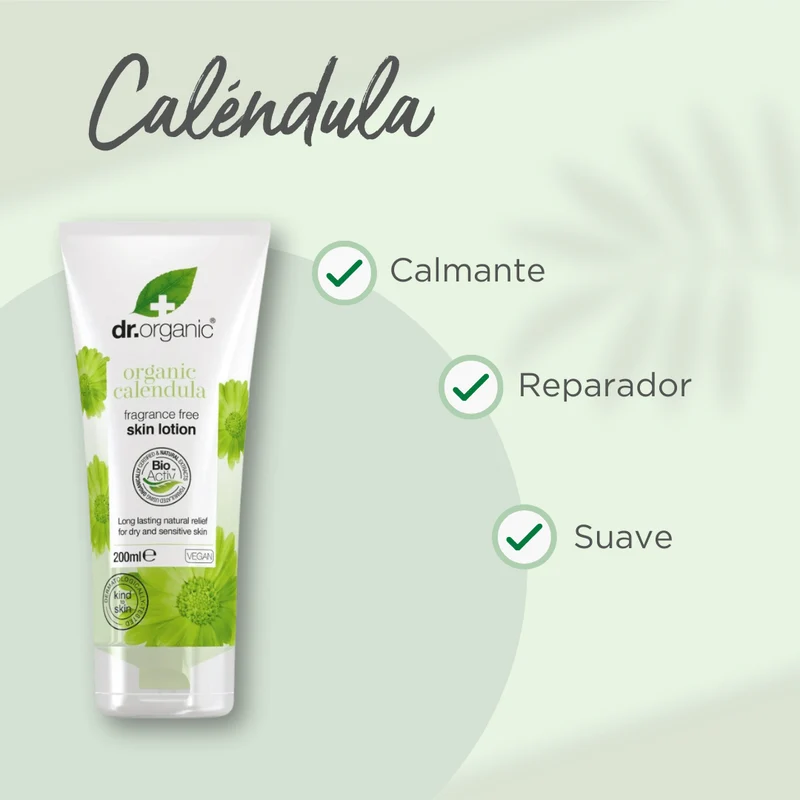 Loción corporal de Caléndula para piel sensible 200ml