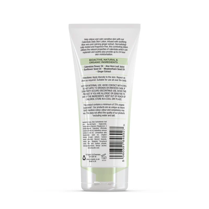 Loción corporal de Caléndula para piel sensible 200ml