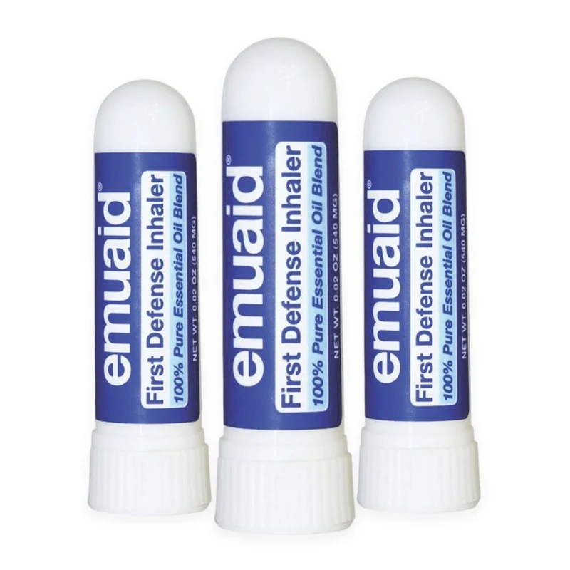 EMUAID® Inhalador First Defense en pack de 3