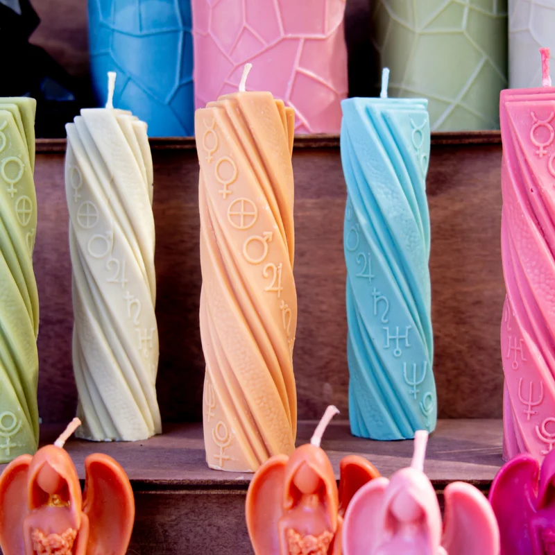 Cera Natural de Oliva - Para velas en Molde (Pillar)