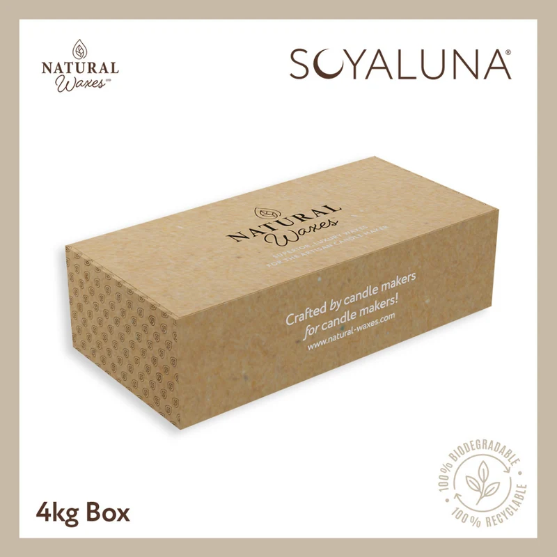 SOYALUNA Blend Container - Cera de Soja BPF - Caja de 4 Kg - Para velas en Vaso / Bote