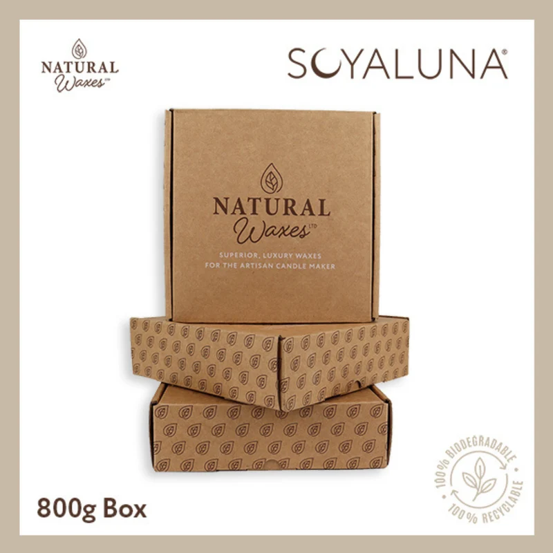 SOYALUNA Blend Container - Cera de Soja BPF - Caja de 800 Gr - Para velas en Vaso / Bote