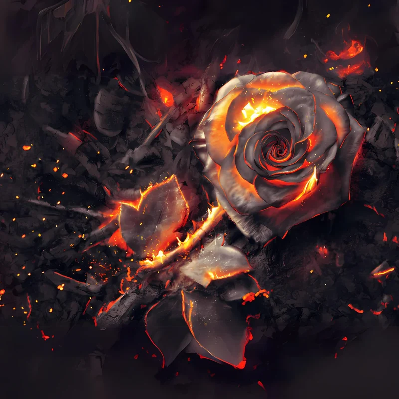 Rosa Ardiente
