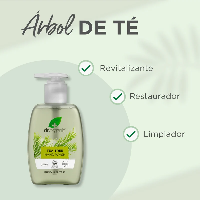 Jabón de manos purificante Árbol de Té 250ml