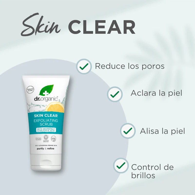 Exfoliante Facial Skin clear para piel acneica o manchas 150ml