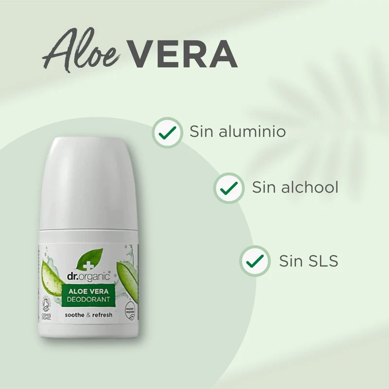 Desodorante Aloe Vera 50ml libre de aluminio