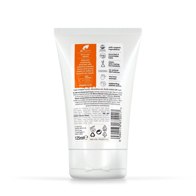 Crema de Manos y Uñas Miel de Manuka 125ml