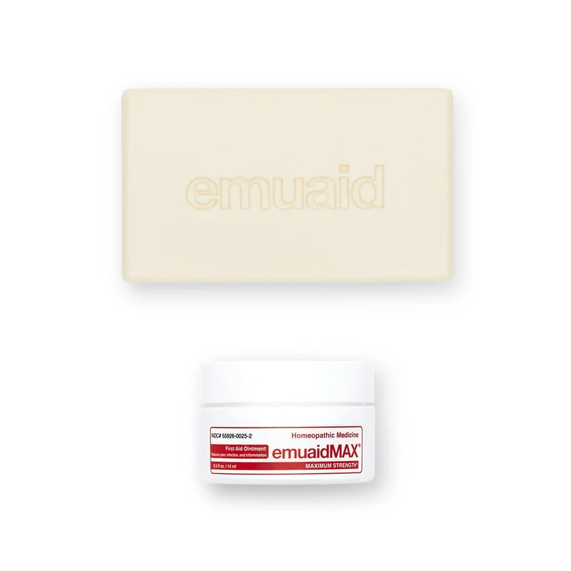 Compre 0.5oz EMUAIDMAX y reciba 10% de descuento en Barra Hidratante Terapéutica