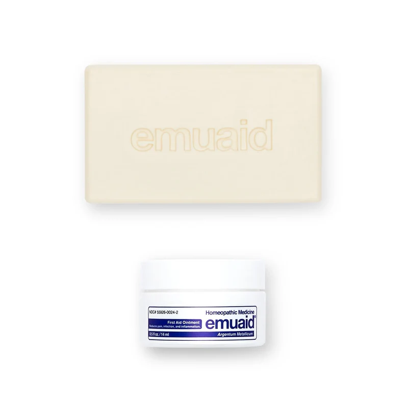 Compre 0.5oz EMUAID y reciba un 10% de descuento en Barra Hidratante Terapéutica