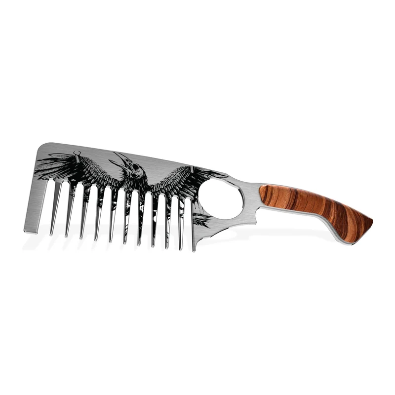 Raven Beard Comb ~ MPN-TB3-RV