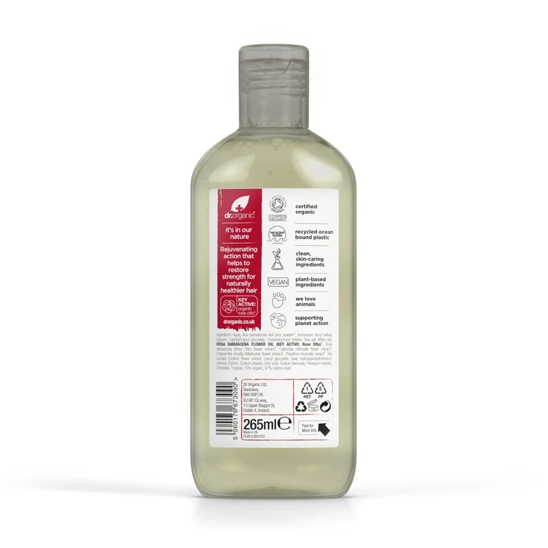 Champú Rosa Damascena para cabello seco y sin volumen 265ml