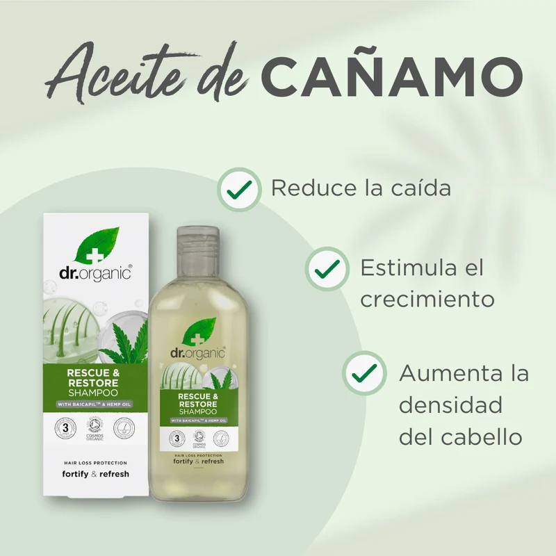 Champú rescate anticaída de Cáñamo 265ml