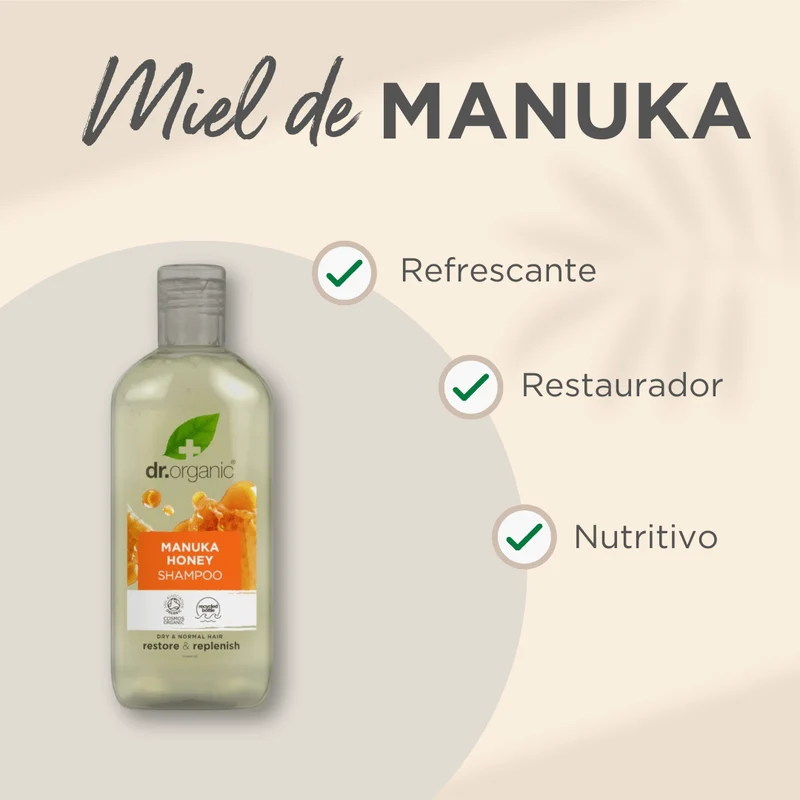 Champú de Miel de Manuka para cabello normal o seco 265ml