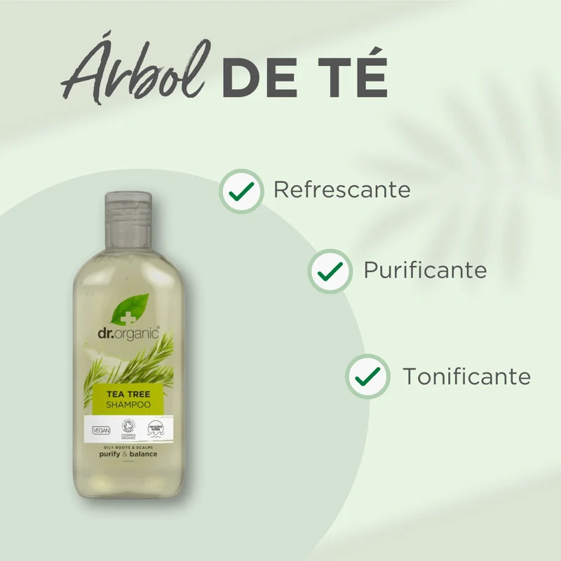 Champú Árbol de Té para cabello graso o con problemas 265ml