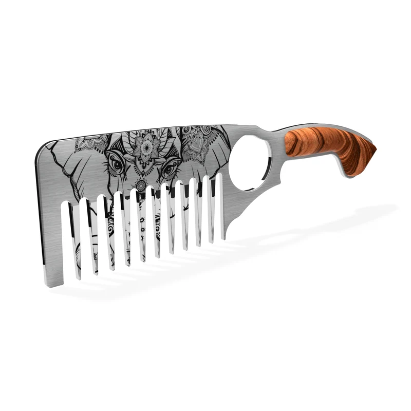 Elephant Beard Comb ~ MPN-TB3-ELE