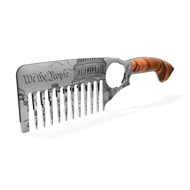 We The People Beard Comb ~ MPN-TB3-WTP