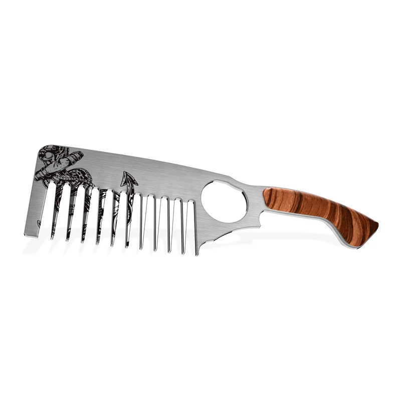 Anchor Beard Comb ~ MPN-TB3-ACR