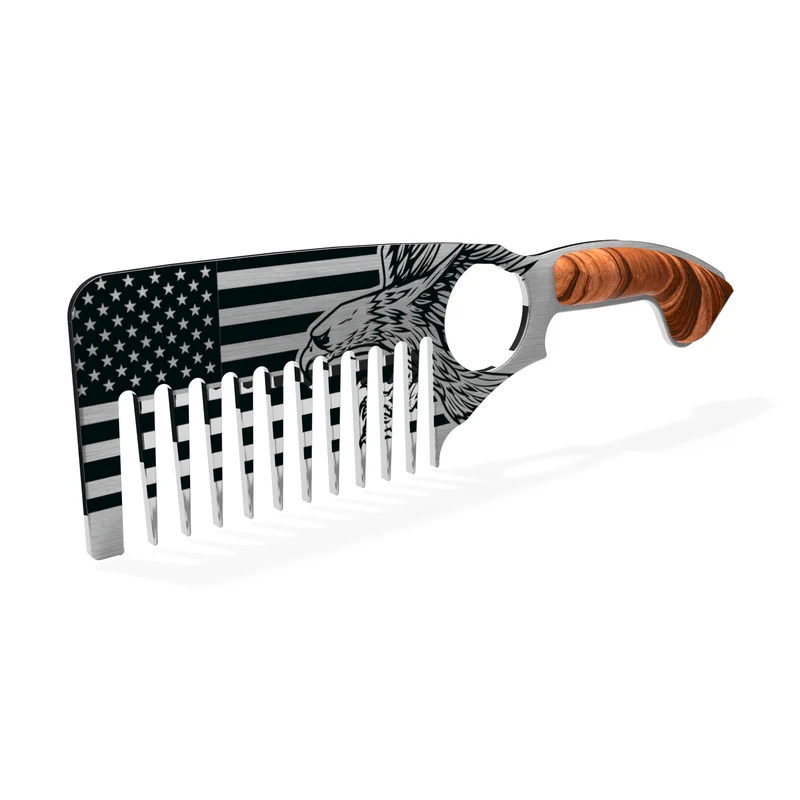 America Beard Comb ~ MPN-TB3-USA