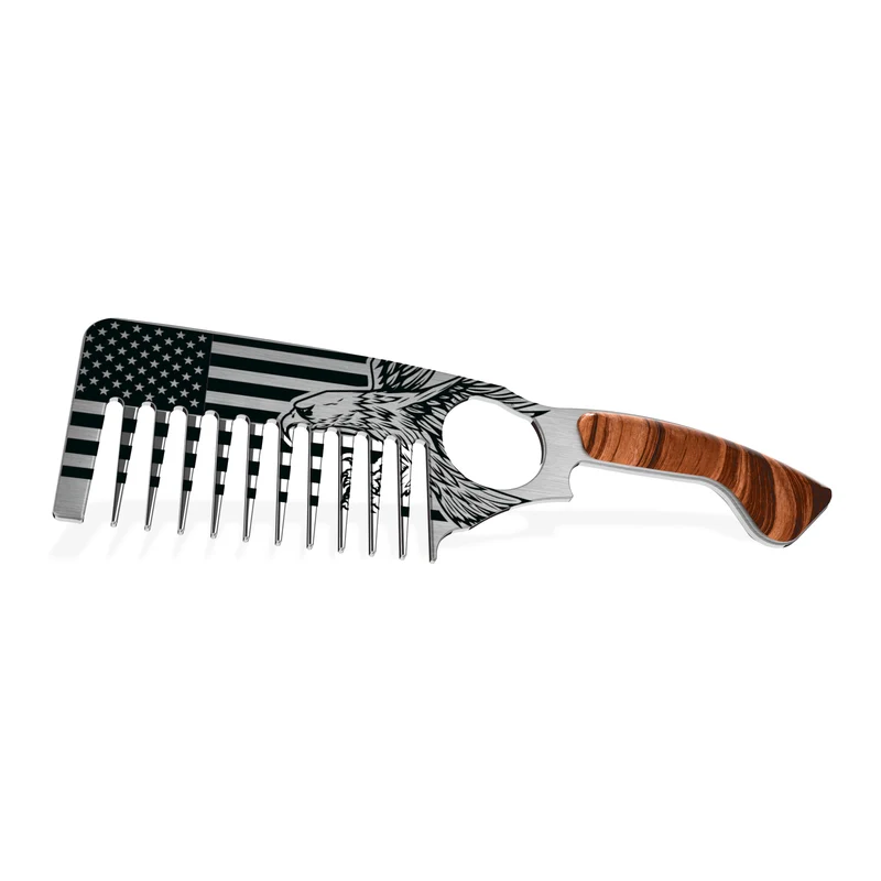 America Beard Comb ~ MPN-TB3-USA