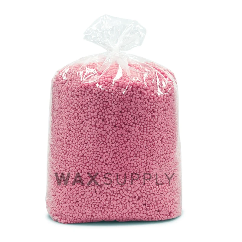 Pink Cream Hard Wax Beads — Creamy European Formula for Sensitive Skin
