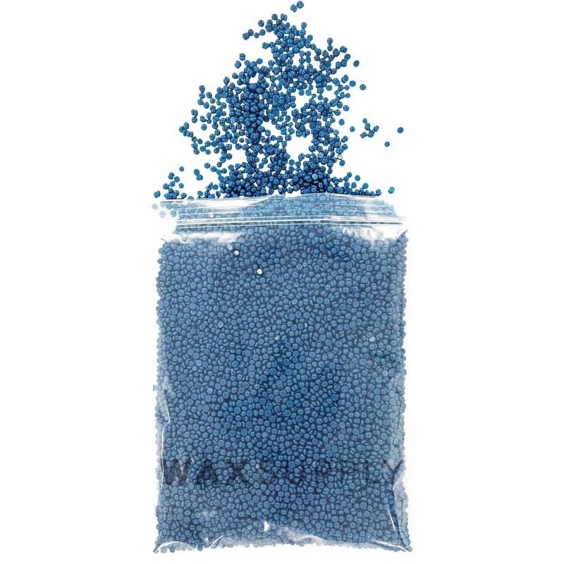 Euro Blue Hard Wax Beads — Hyper-Elastic European Formula for Speed Waxing
