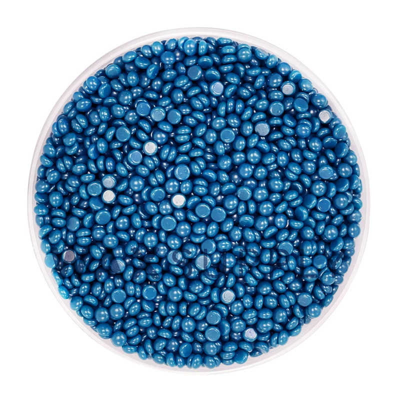 Euro Blue Hard Wax Beads — Hyper-Elastic European Formula for Speed Waxing