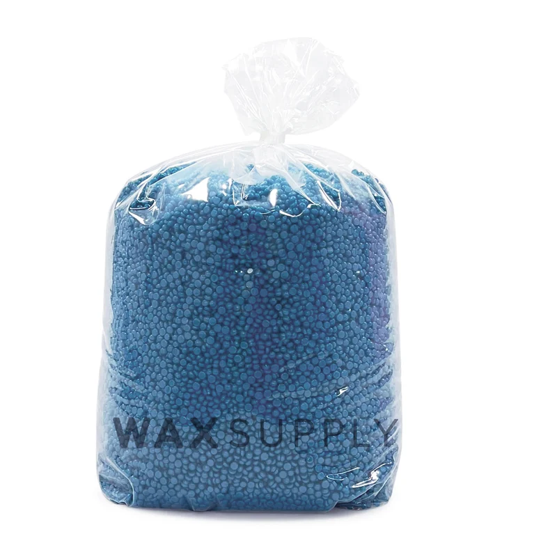 Euro Blue Hard Wax Beads — Hyper-Elastic European Formula for Speed Waxing