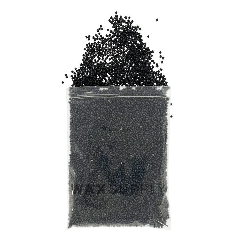 Ultra Black Hard Wax Beads — Rosin-Free Quick-Set for Speed Waxing