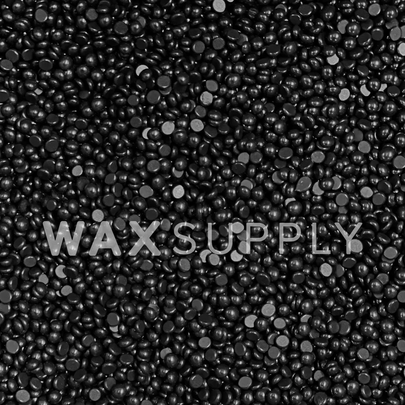 Ultra Black Hard Wax Beads — Rosin-Free Quick-Set for Speed Waxing