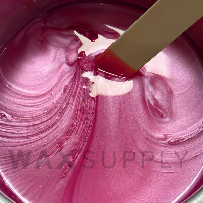 Pink Shimmer Wax Beads 1lb SAMPLE (Gel Composition) (Hyper Elastic) (Bulk)