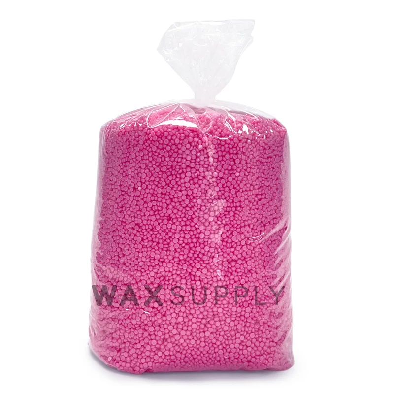 Pink Shimmer Wax Beads 1lb SAMPLE (Gel Composition) (Hyper Elastic) (Bulk)