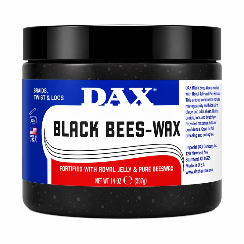 Dax Black Bees-Wax Fortified With Royal Jelly & Beeswax 14 OZ - 397G