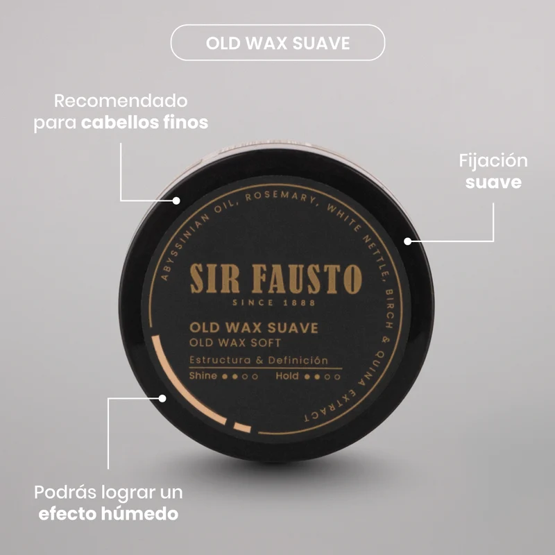 Cera para pelo (Old Wax Suave)