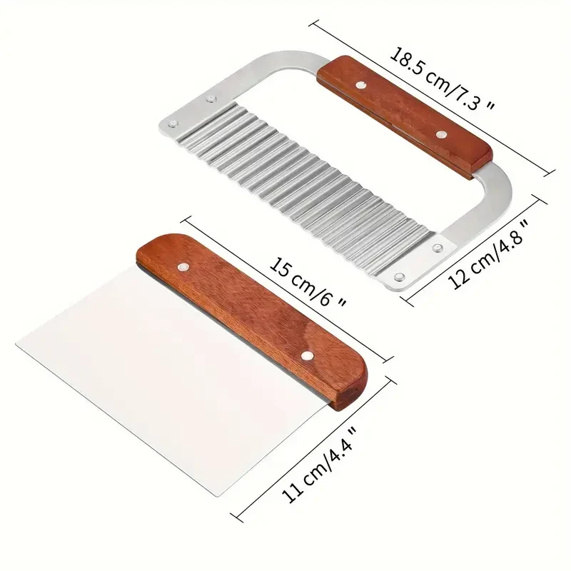 Kit 2 cuchillas para cortar jabón