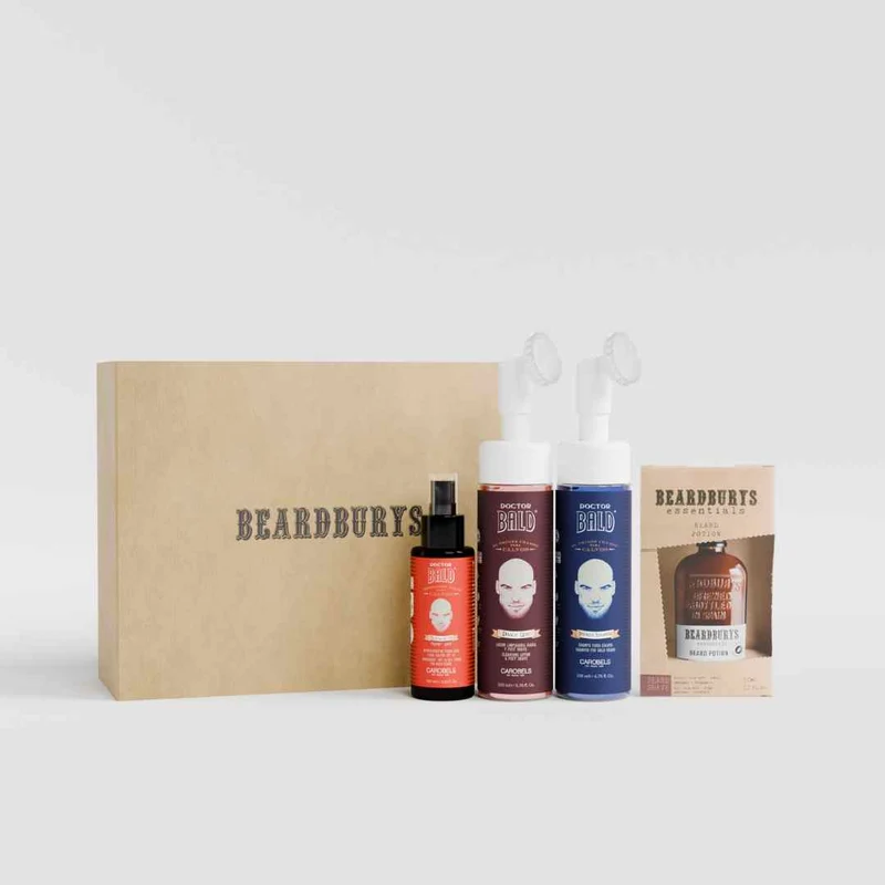 Kit Rutina Premium para el cuidado de la Calva y la Barba
