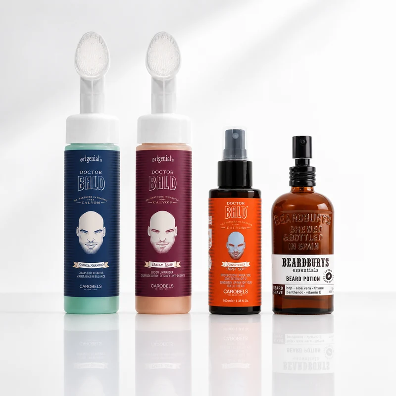 Kit Rutina Premium para el cuidado de la Calva y la Barba