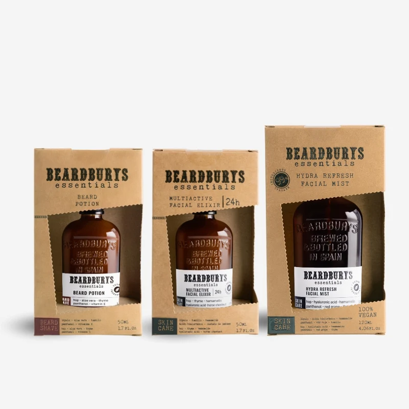 Kit Completo Cuidado Facial Barba y Rostro - 3 pasos