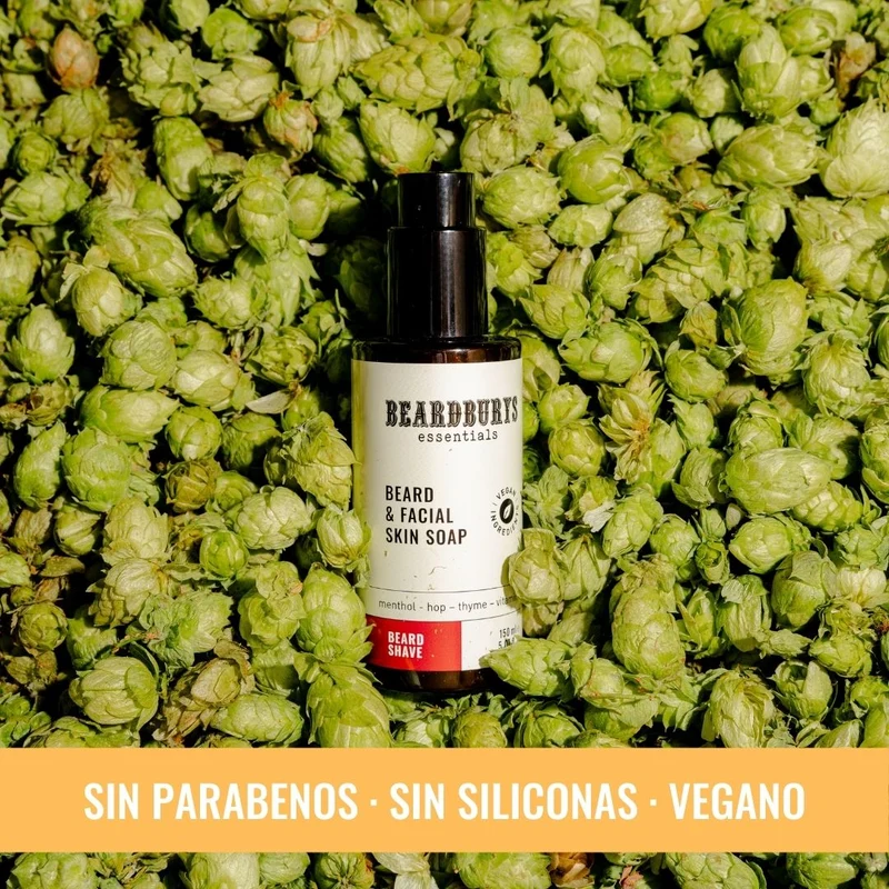 Jabón limpiador de Barba y Rostro de Uso Diario